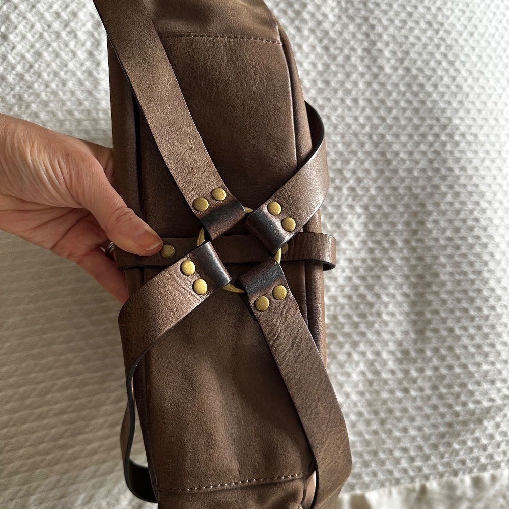 Frye Leather Hobo Shoulder Bag - Picture 3 of 4